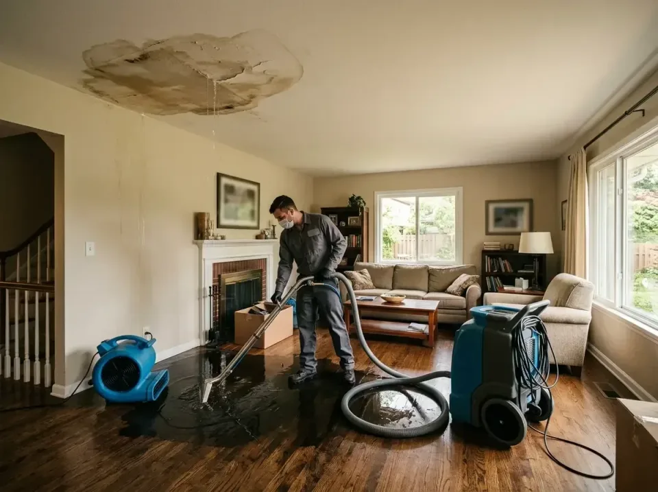 attic-pipe-burst-ceiling-drip-008 — frequently asked questions, Water Damage Restoration & Carpet Care in Munroe Falls, OH